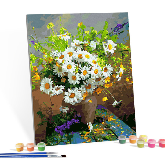 아이러브페인팅 DIY캔버스형 그림그리기 40x50cm 꽃의소리